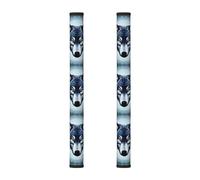 WSSYYBF Fierce Wolf Head - Coperture per maniglie della porta del frigorifero, 2 pezzi