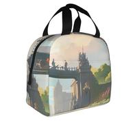 WSSYYBF Outside The Castle Gate - Borsa termica per il pranzo, in tessuto Oxford, per lavoro e picnic