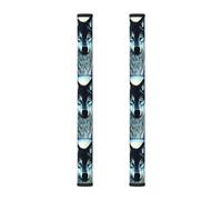 WSSYYBF Wolf Under Moon - Coperture per maniglie della porta del frigorifero, 2 pezzi