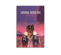 WSTEWOO Juice Wrld Legends Never Die, album musicale artistico, decorazione artistica da parete su tela, senza cornice, stile 30 x 45 cm