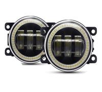 WSUMKH Auto Anteriore Fendinebbia 2 X Per Citroen Per C6 Per C4 Per C5 Per C3 DS4 DS3 DS5 Xsara Jumpy Angel Eye Fendinebbia Auto LED Lente Luce Marcia Diurna DRL 12V Gruppo fendinebbia