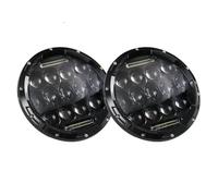 WSUMKH Fanale Anteriore Faro Anteriore Rotondo A LED Da 7", Luce Posteriore O Accessori Per Indicatori Di Direzione DRL Per Lada 4X4 Niva 1995+. Faro Principale Fari(Headlight Style1)