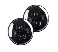 WSUMKH Fanale Anteriore Faro Anteriore Rotondo A LED Da 7", Luce Posteriore O Accessori Per Indicatori Di Direzione DRL Per Lada 4X4 Niva 1995+. Faro Principale Fari(Headlight Style 3)