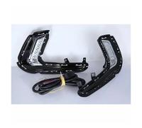 WSUMKH Fanale Anteriore Per Hyundai Per Elantra 2016 2017 2018 Auto LED DRL Luci Diurne Indicatori Di Direzione Dinamici Fendinebbia Accessori Faro Principale Fari(Bianco)