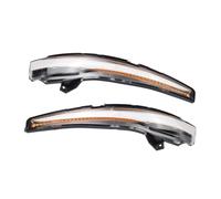 WSUMKH Segnale svolta 2 Pezzi Per Benz W205 W213 CES Per La Classe GLC LED Indicatore Direzione Dinamico Indicatore Direzione Specchietto Retrovisore Auto indicatori direzione(Yellow-crystal)
