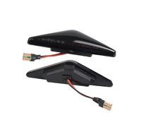 WSUMKH Segnale svolta Per Ford Per MONDEO 2000-2007 Per MK3 Per FOCUS MK1 1998-2004 LED Dinamico Indicatore Laterale Luce Di Segnale Lampeggiante indicatori direzione(2PCS Dynamic Smoked)