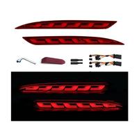 WSUMKH Segnale svolta Per Tesla Per Modello 3 2018 2019 2020 2021 2022 2023 Led Paraurti Posteriore Riflettore 3 Funzioni Luce Freno Segnale Svolta Dinamico indicatori direzione(Red Surface A)