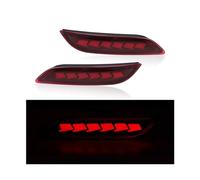 WSUMKH Segnale svolta Per Toyota Camry 2018 2019 2020 2021 2022 2023 2024 LED Paraurti Riflettore Luci Dinamico Segnale Girata Posteriore Nebbia Coda Lampada Del Freno 12V indicatori direzione(Red A)