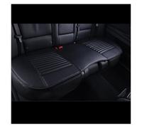WSUMKH Set Copri-Sedile Coprisedile Per Auto In Pelle PU Cuscino Universale Per Veicolo Antiscivolo Tappetino Protettivo Per Sedia Impermeabile(Rear Black line 1)