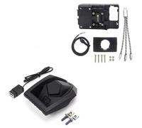 WSUMKH Supporto Per Navigatore GPS Per Moto Porta Di Ricarica USB Wireless Per XMAX NMAX 125 X-MAX 300 N-MAX 155 2018 2019 2020 2021 GPS Telefono Staffa(22MM USB Holder)