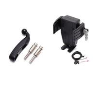 WSUMKH Supporto Per Telefono GPS Per Moto Supporto Per Navigazione Con Ricarica Wireless Per GoldWing GL 1800 F6B GL1800 DCT 2018 2019 2020 2021 GPS Telefono Staffa(AE)