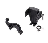 WSUMKH Supporto Per Telefono GPS Per Moto Supporto Per Navigazione Con Ricarica Wireless Per GoldWing GL 1800 F6B GL1800 DCT 2018 2019 2020 2021 GPS Telefono Staffa(AC)