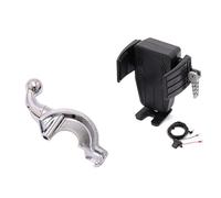 WSUMKH Supporto Per Telefono GPS Per Moto Supporto Per Navigazione Con Ricarica Wireless Per GoldWing GL 1800 F6B GL1800 DCT 2018 2019 2020 2021 GPS Telefono Staffa(AB)