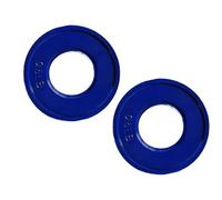 Wswqop 2 Dischi di Peso Frazionari in Acciaio Resistente per Bilancieri Portatili, Ideali per Il Rafforzamento Muscolare E Adatti a Palestre, Blue 05lb