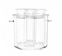 Wswqop 4 Pezzi Servizio da Bar Traspate Resistente Bicchiere da con Beccuccio Versatore Compatto per Feste e Ricevimenti, 200ML