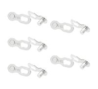 Wswqop 5 Paia di Maglie per Catena da Bicicletta, Accessori Professionali E Resistenti, Facile Montaggio, Lavorazione di, Pratico E, 6 7 8 velocità