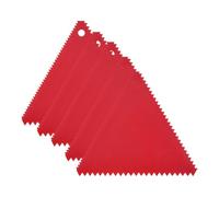 Wswqop 5 Pezzi Spandicolla Dentata Spandicolla Piccola E Versatile Spandiverdure Riutilizzabile per Stucco in Resina Poliestere, Triangolo