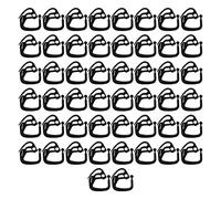 Wswqop 50 Pezzi di Ganci per Rete Ombreggiante, Clip per Ombreggianti, Fibbia di Fissaggio Leggera per Esterni, Forniture per Ganci per Sistemi di Ombre