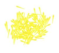 Wswqop Aghi per Freccette Standard 2BA, 100 Pezzi, Punta Morbida, Giallo