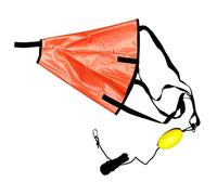 Wswqop Ancora Galleggiante da 45 Cm con Cima di Traino per Kayak M