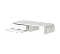 Wswqop Armadietto Ufficio Documenti Cassetti Organizer Scrivania Archivio con Struttura Compatta Accesso Rapido a Forniture, Modello Estensibile per Stampante