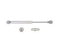 Wswqop Asta di Supporto Pneumatica Telescopica, Supporto a Molla a Gas con Apertura Verso L'alto per Armadi, Guardaroba, Cassetti, Porte Meccaniche, legno Argento 80N