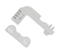 Wswqop Attacco Bidet per WC Non Elettrico Compatto con Doppi Ugelli Retrattili