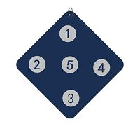 Wswqop Bersaglio per Allenamento di Scherma, in Similpelle, da Parete, per La Pratica della Sciabola E del Fioretto, B