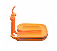 Wswqop Biliardo Accessorio Setter di Palline Strumento Spotter Racker con Pista Piatta 3D per Rilascio Silenzioso Adatto per Lezioni Tavolo Domestico Bar, Arancione, Senza Cuciture