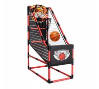 Wswqop Canestro da Basket Bambini Set Gioco Basket Mini Canestro Supporto Stabile Palle Incluse con Rete Portaoggetti in Plastica per Allenamento Mira Casa, Modello Grande Rinforzato