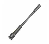 Wswqop Chiave a Cricchetto Pneumatica Bussole Impatto Extra Lunghe Chiave a Bussola Prolungata Attacco 125 Mm Acciaio Cromo Vanadio Passaggio Rapido tra, 10mm X 200mm