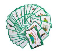 Wswqop Children Learning Cards Carte Inglesi Carte Didattiche Carte con Etichetta Del Tempo E Forme Verbali con Illustrazioni