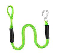 Wswqop Cima di Ancoraggio Elastica per Barche, Accessori per Imbarcazioni, Assorbe Urti Sull'ancora E Dotata di Moschettone in Acciaio Inox, Verde