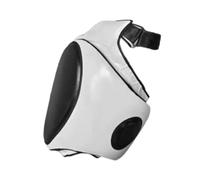 Wswqop Cuscinetto da, Cuscino per Colpi, Cuscinetto per Sparring, Allenamento di, Protezione per Le Gambe Muay Thai, PU Eva Traspirante, Adatto per, Bianco Destro