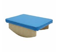 Wswqop di Equilibrio per Bambini Tavola Balance Board Pedana Tavola Oscillante Tavoletta Equilibrio con Superficie Imbottita E Base in Multistrato Adatta per, Array, Blu