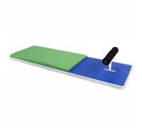 Wswqop Fitness Testing Board Addominali Tavola Sit Up Allenamento Core con Rulli Imbottiti E Struttura Robusta per Test Adatta per Studenti Scuole Allenamento a Casa, Multicolore, Blu, Verde