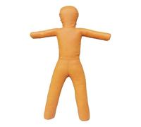 Wswqop Manichino da Grappling per Bambini, in PU, Non Imbottito, Versatile, Robusto, Attrezzatura per Allenamento di Taekwondo, Manichino, Attrezzatura per a, Giallo