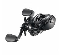 Wswqop Mulinello da Pesca Baitcaster con di Precisione per Lancio Uniforme Corpo in Alluminio Leggero Freno con Allarme Sonoro, Mulinello Da Pesca A Goccia D Acqua DC Polar Night, Mano Destra