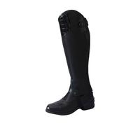 Wswqop Paragambe Equestri Bambini Paragambe Stivali Mezza Gamba Protezioni Cavallo in Pelle Pu con Elastici Laterali E Stabilità Adatti a Maneggio Lezioni Uscite su Sentieri ambino