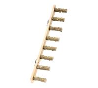 Wswqop Parrot Climbing Ladder per Uccelli in Legno Ponte per Gabbie Giocattolo da Masticare E Allenare Stimola Le capacità Motorie Adatto per, 8 sezioni
