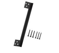 Wswqop Piastra di Protezione per Serratura Della Porta, Robusta Ferramenta in Metallo a Forma di L, Protezione per Serratura Della Porta per Bloccare L'a, 11 pollici