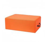 Wswqop Pilates Box Attrezzatura per Allenamento Piattaforma Core Supporto Imbottito in Pelle per Posizioni Sedute E Movimenti Elevati , Arancione