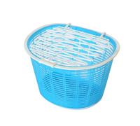 Wswqop Porta Cestino per Bicicletta, Contenitore per Oggetti Vari, Cestino Anteriore per Bicicletta Rimovibile, Manubrio per Biciclette Pieghevoli da Esterno, Blu