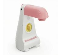 Wswqop Proiettore per Disegni Bambini Dispositivo Tracciatura Gioco Creativo Kit Pennarelli USB Corpo Compatto Testa Regolabile Funzione Guida Luminosa , Rosa E Bianco