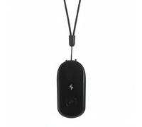 Wswqop Purificatore d'Aria Portatile Collana Personale Diffusore Silenzioso USB Materiale per Neutralizzare Inquinanti E Odori Adatto a Lavoro Viaggio Spostamenti Attività All’aperto, Nero