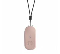 Wswqop Purificatore d'Aria Portatile Collana Personale Diffusore Silenzioso USB Materiale per Neutralizzare Inquinanti E Odori Adatto a Lavoro Viaggio Spostamenti Attività All’aperto, Rosa