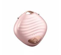 Wswqop Purificatore d'Aria Portatile Diffusore Personale Indossabile Collana Silenziosa USB Ricaricabile Plastica Prolungata Adatto a Viaggi Lavoro Notti Auto, Rosa, S02 English