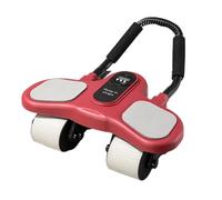 Wswqop Ruota Addominale con Supporto per Gomiti Roller Core per Allenare il Centro Rientro Integrato Supporto Liscio Riduzione Pressione Avambracci Adatta
