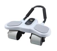 Wswqop Ruota Addominale con Supporto per Gomiti Roller Core per Allenare il Centro Rientro Integrato Supporto Liscio Riduzione Pressione Avambracci Adatta