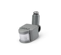 Wswqop Sensore di Movimento Interruttore Rilevatore Commutatore Modulo con Rilevamento Combinato Microonde E Infrarossi Tempo di Spegnimento Regolabile 3-10, Gray, Radar 110-240v